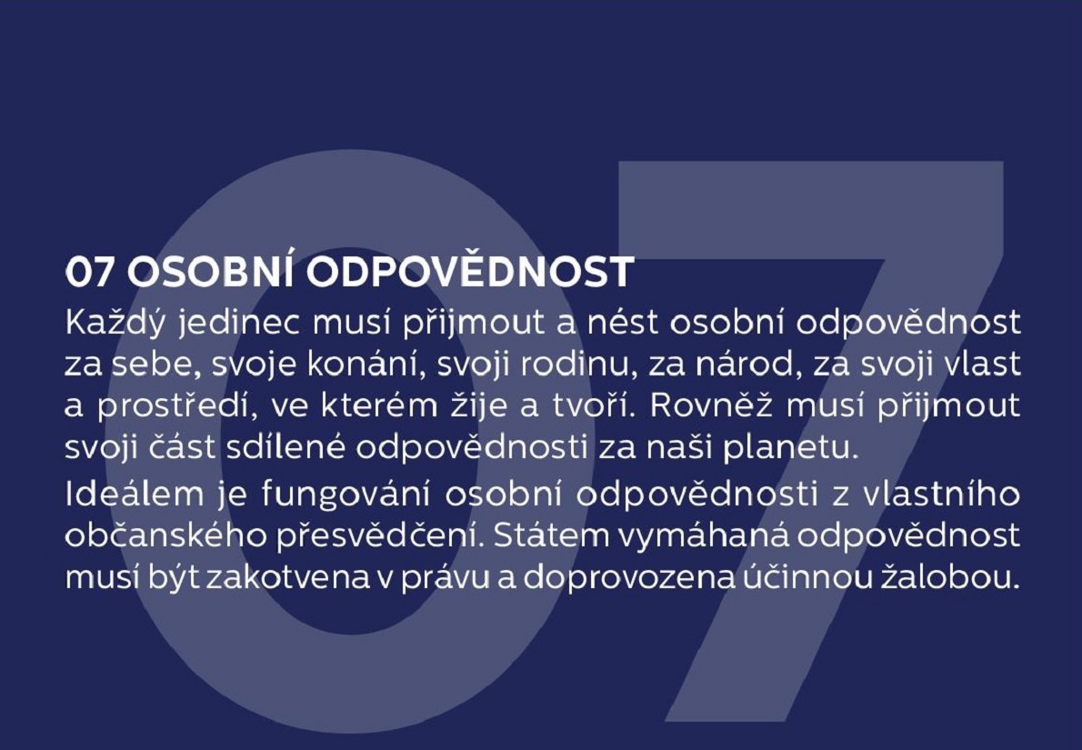 7. 0sobní odpovědnost