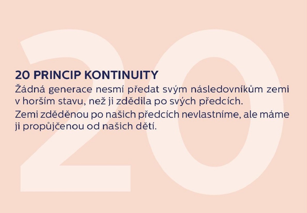 20. Princip kontinuity